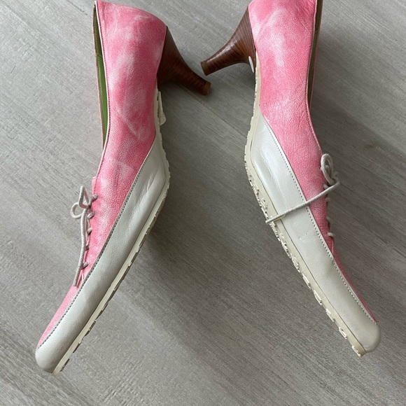 Peter Kent Leather Kitten Heels - Picture 4 of 4